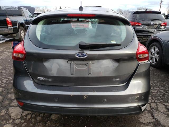 1FADP3M27HL215076 - 2017 FORD FOCUS SEL GRAY photo 6