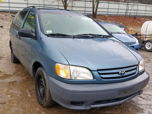 4T3ZF13C12U451597 - 2002 TOYOTA SIENNA LE  photo 1