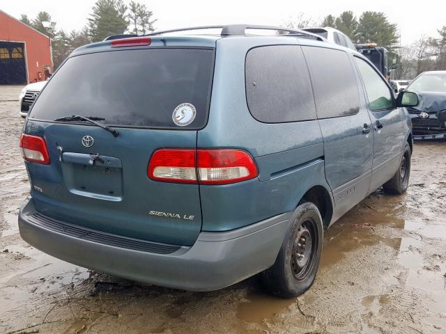 4T3ZF13C12U451597 - 2002 TOYOTA SIENNA LE  photo 4