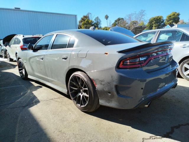 2C3CDXGJ3KH576290 - 2019 DODGE CHARGER SCAT PACK GRAY photo 2