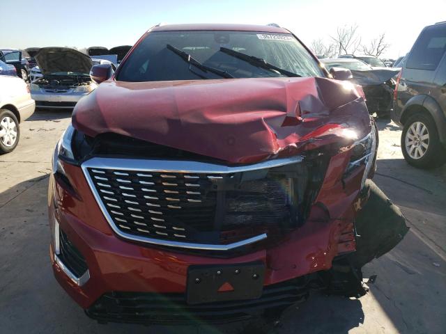 1GYKNAR4XMZ142809 - 2021 CADILLAC XT5 LUXURY RED photo 5