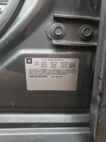 1G6DL5EY9B0148447 - 2011 CADILLAC CTS PERFORMANCE COLLECTION Серый фото 12