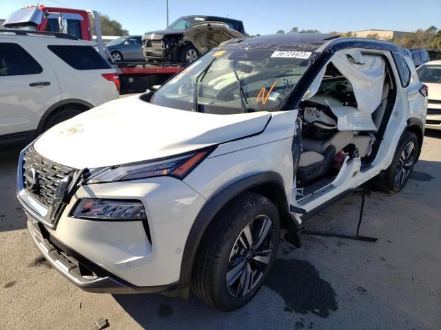 JN8BT3CA2PW406654 - 2023 NISSAN ROGUE SL WHITE photo 1