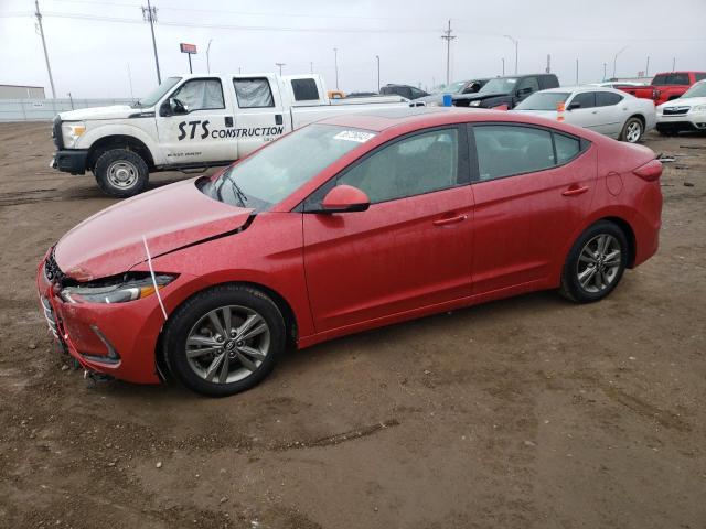 5NPD84LF1JH213884 - 2018 HYUNDAI ELANTRA SEL RED photo 1