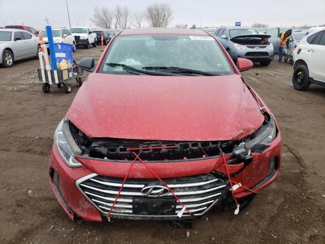 5NPD84LF1JH213884 - 2018 HYUNDAI ELANTRA SEL RED photo 5