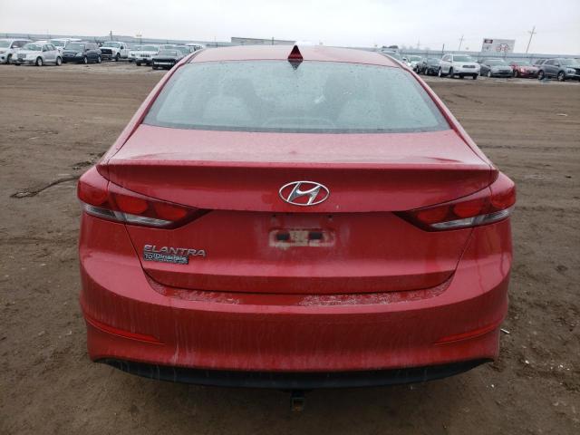 5NPD84LF1JH213884 - 2018 HYUNDAI ELANTRA SEL RED photo 6