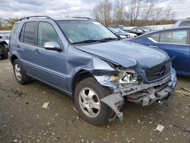 4JGAB57E14A488772 - 2004 MERCEDES-BENZ ML 350 BLUE photo 4