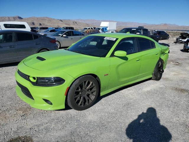 2C3CDXGJ5KH740056 - 2019 DODGE CHARGER SCAT PACK GREEN photo 1