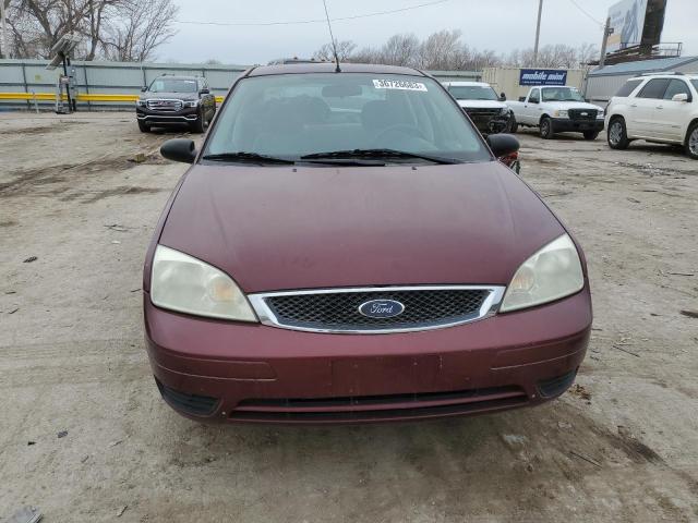 1FAFP34N67W227137 - 2007 FORD FOCUS ZX4 BURGUNDY photo 5