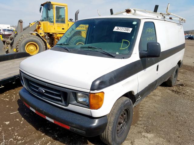 1FTRE14W05HA33716 - 2005 FORD ECONOLINE E150 VAN  photo 2