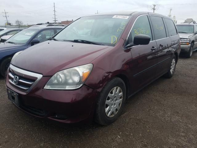 5FNRL38247B113032 - 2007 HONDA ODYSSEY LX  photo 2