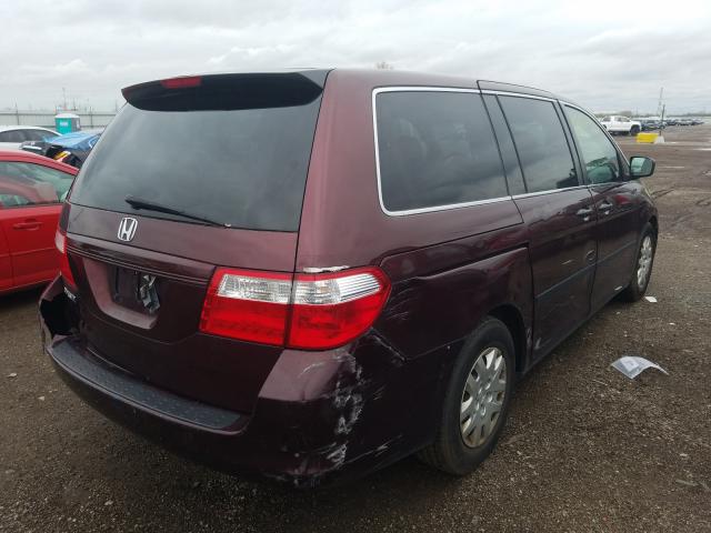 5FNRL38247B113032 - 2007 HONDA ODYSSEY LX  photo 4