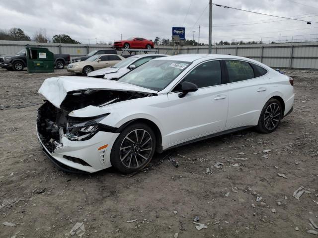 5NPEJ4J23LH044821 - 2020 HYUNDAI SONATA SEL PLUS WHITE photo 1