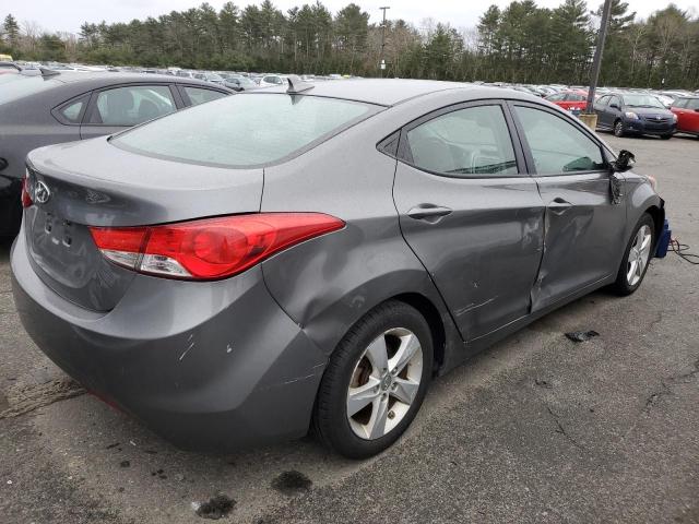 5NPDH4AE6DH265347 - 2013 HYUNDAI ELANTRA GLS GRAY photo 3