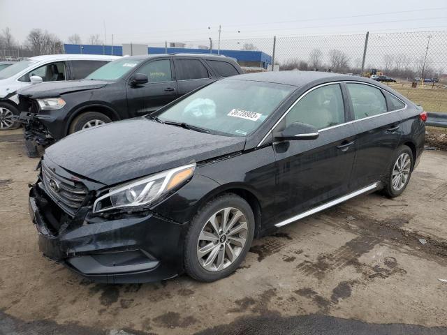 5NPE34AF2FH078704 - 2015 HYUNDAI SONATA SPORT BLACK photo 1