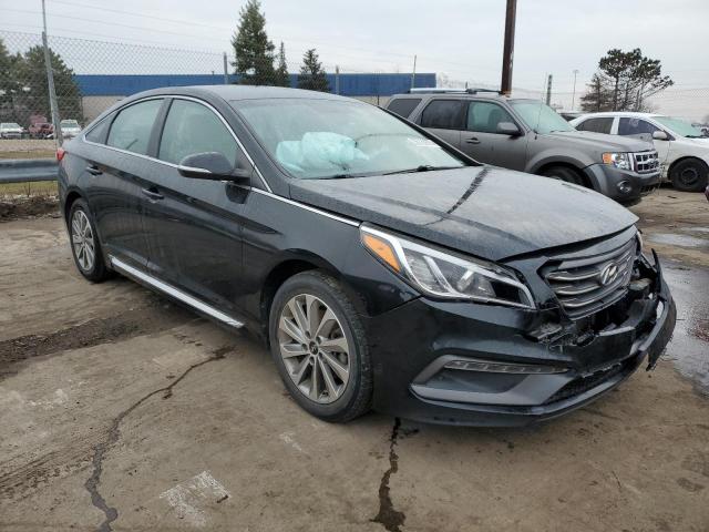 5NPE34AF2FH078704 - 2015 HYUNDAI SONATA SPORT BLACK photo 4