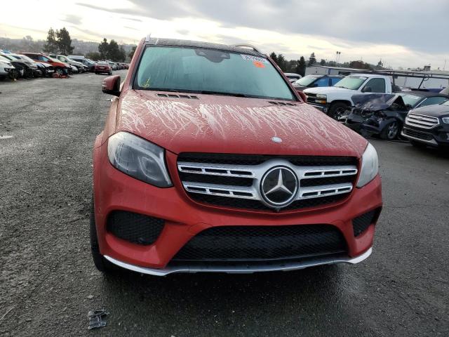 4JGDF7DE6HA800625 - 2017 MERCEDES-BENZ GLS 550 4MATIC RED photo 5