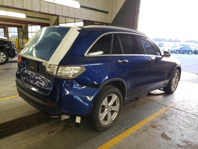 WDC0G4KB1HF128381 - 2017 MERCEDES-BENZ GLC 300 4MATIC BLUE photo 3