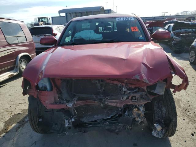 5TFAX5GN7GX063516 - 2016 TOYOTA TACOMA DOUBLE CAB RED photo 5