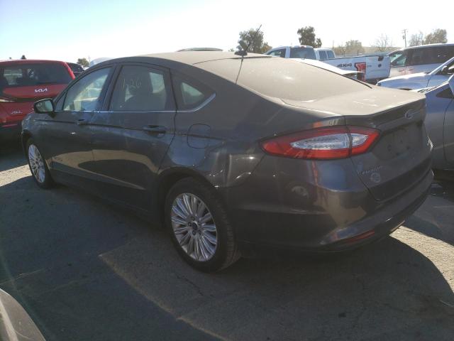 3FA6P0LU7FR117285 - 2015 FORD FUSION SE HYBRID GRAY photo 2