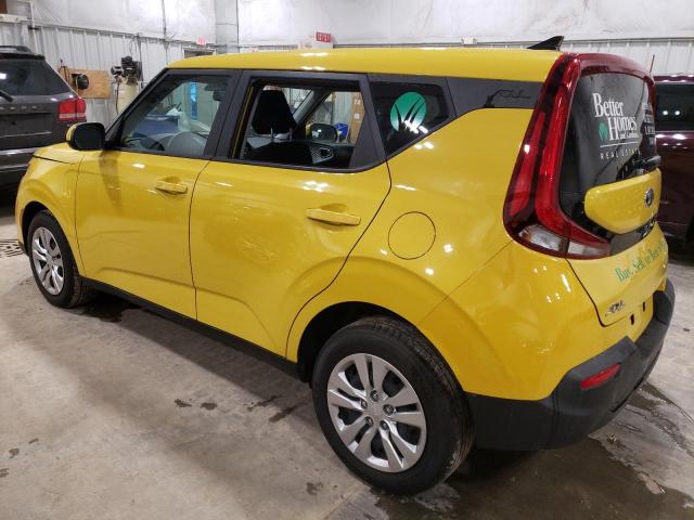 KNDJ23AUXL7116769 - 2020 KIA SOUL LX YELLOW photo 2