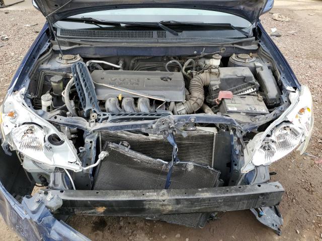 2T1KR30E25C397560 - 2005 TOYOTA COROLLA MA XR BLUE photo 12
