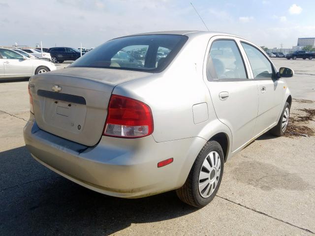 KL1TD52604B140826 - 2004 CHEVROLET AVEO  photo 4