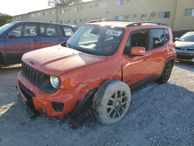 ZACNJABB1KPK59761 - 2019 JEEP RENEGADE LATITUDE ORANGE photo 1