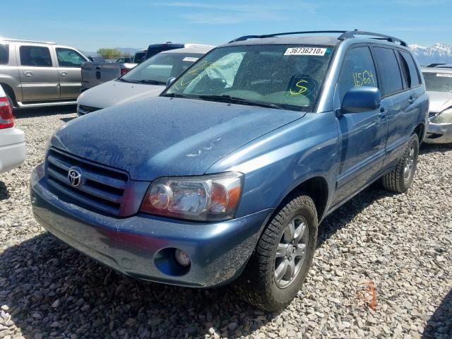 JTEDP21A140009453 - 2004 TOYOTA HIGHLANDER BASE  photo 2