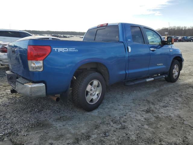 5TFRV54168X043236 - 2008 TOYOTA TUNDRA DOUBLE CAB BLUE photo 3