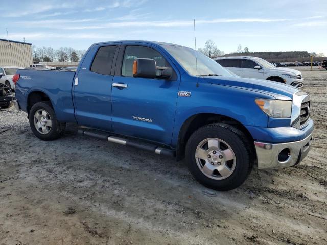 5TFRV54168X043236 - 2008 TOYOTA TUNDRA DOUBLE CAB BLUE photo 4