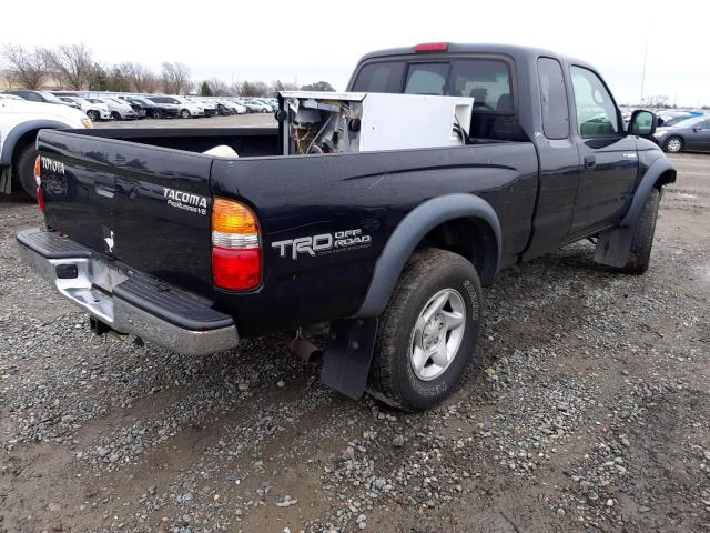 5TESN92N94Z354502 - 2004 TOYOTA TACOMA XTRACAB PRERUNNER შავი ფოტო 3