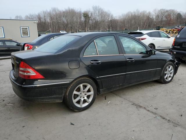 WDBRF92H17F935353 - 2007 MERCEDES-BENZ C 280 4MATIC BLACK photo 3