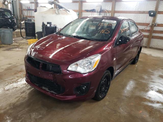 ML32F3FJ8LHF06230 - 2020 MITSUBISHI MIRAGE G4 ES იასამნისფერი ფოტო 1