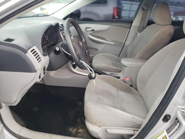 2T1BU4EE5BC640383 - 2011 TOYOTA COROLLA BASE SILVER photo 7