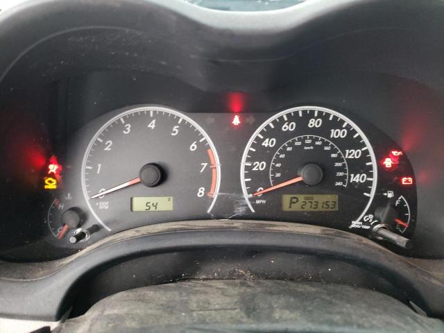 2T1BU4EE5BC640383 - 2011 TOYOTA COROLLA BASE SILVER photo 9