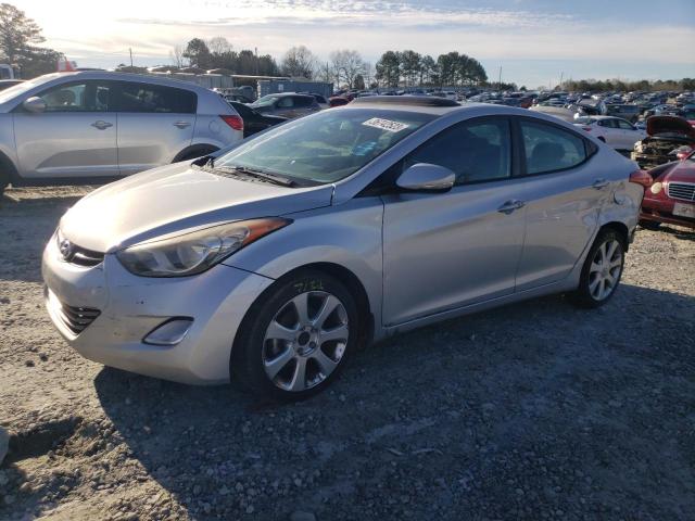 KMHDH4AE3DU675721 - 2013 HYUNDAI ELANTRA GLS SILVER photo 1