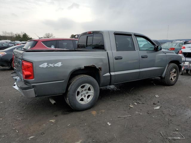 1D7HW48N56S561399 - 2006 DODGE DAKOTA QUAD SLT GRAY photo 3