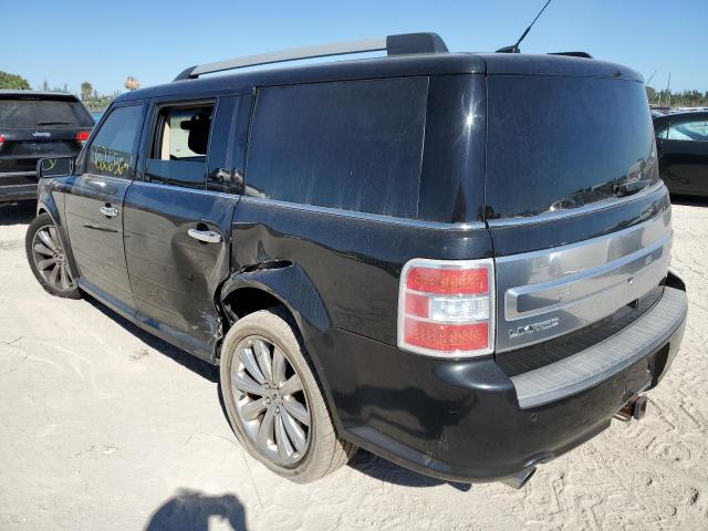 2FMHK6DT0EBD35264 - 2014 FORD FLEX LIMITED BLACK photo 2