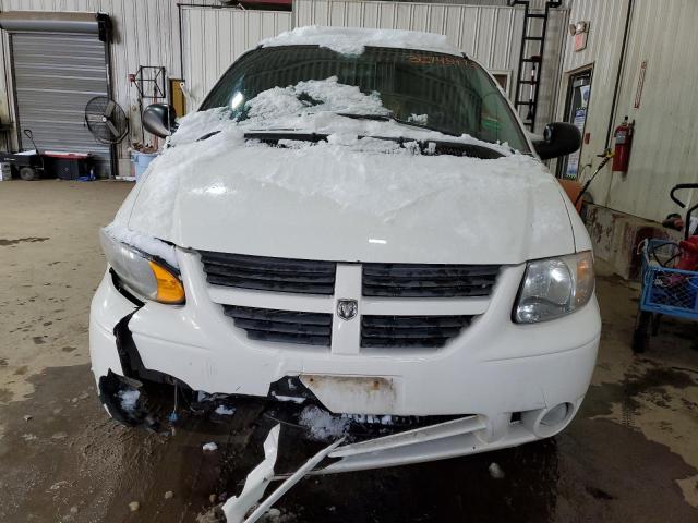 2D4GP44L06R600797 - 2006 DODGE GRAND CARA SXT WHITE photo 5