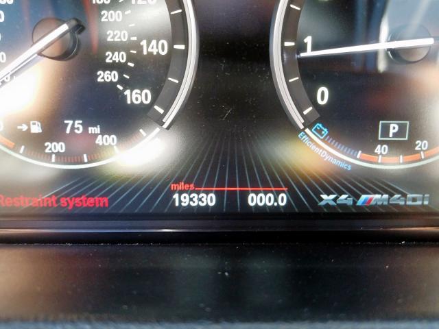 5UXXW7C57J0W65507 - 2018 BMW X4 XDRIVEM40I  photo 8