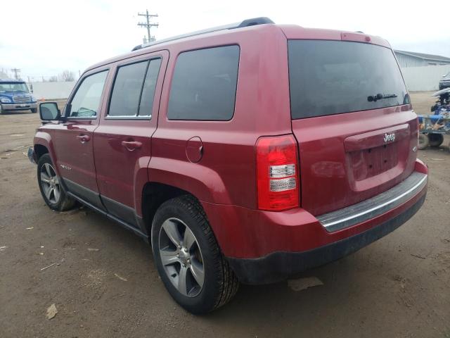 1C4NJPFA8GD526293 - 2016 JEEP PATRIOT LATITUDE BURGUNDY photo 2