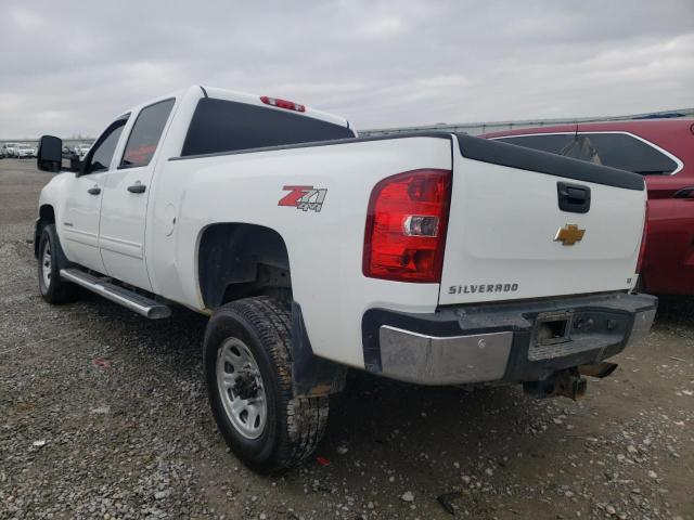 1GC1KXCGXEF140805 - 2014 CHEVROLET SILVERADO K2500 HEAVY DUTY LT WHITE photo 2