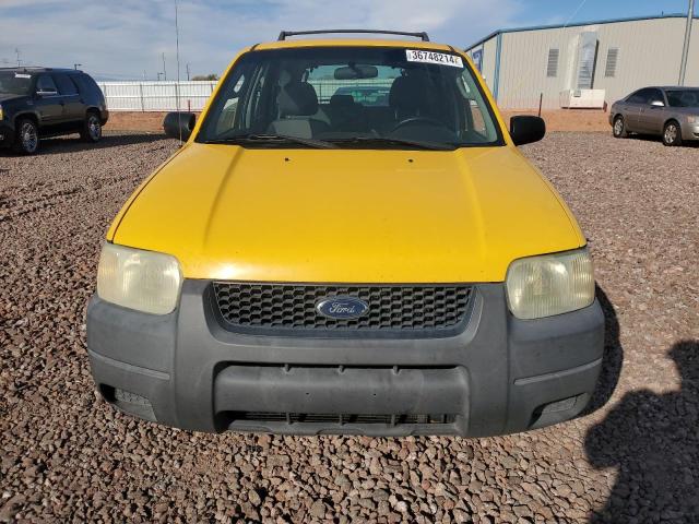 1FMYU021X3KD74889 - 2003 FORD ESCAPE XLS YELLOW photo 5