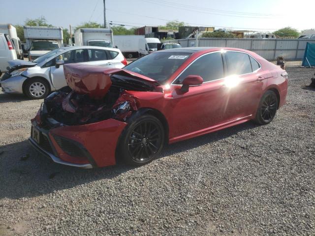 4T1KZ1AK2NU069692 - 2022 TOYOTA CAMRY TRD RED photo 1