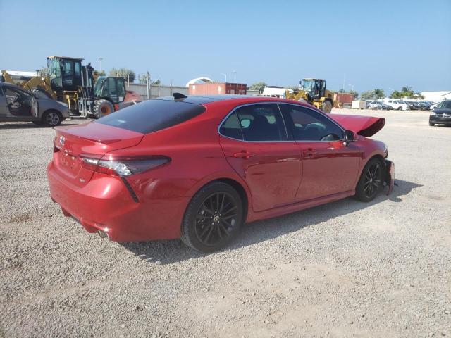 4T1KZ1AK2NU069692 - 2022 TOYOTA CAMRY TRD RED photo 3