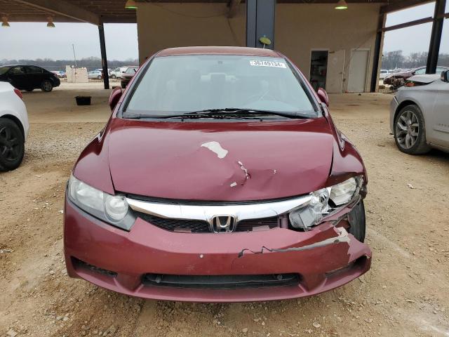 2HGFA1F5XBH526930 - 2011 HONDA CIVIC LX RED photo 5