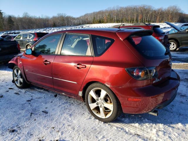 JM1BK144061524662 - 2006 MAZDA 3 HATCHBACK BURGUNDY photo 2