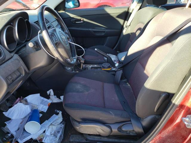 JM1BK144061524662 - 2006 MAZDA 3 HATCHBACK BURGUNDY photo 7