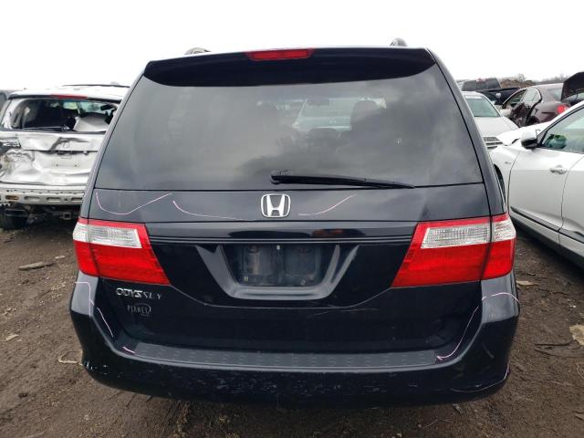 5FNRL38787B000681 - 2007 HONDA ODYSSEY EXL BLACK photo 6